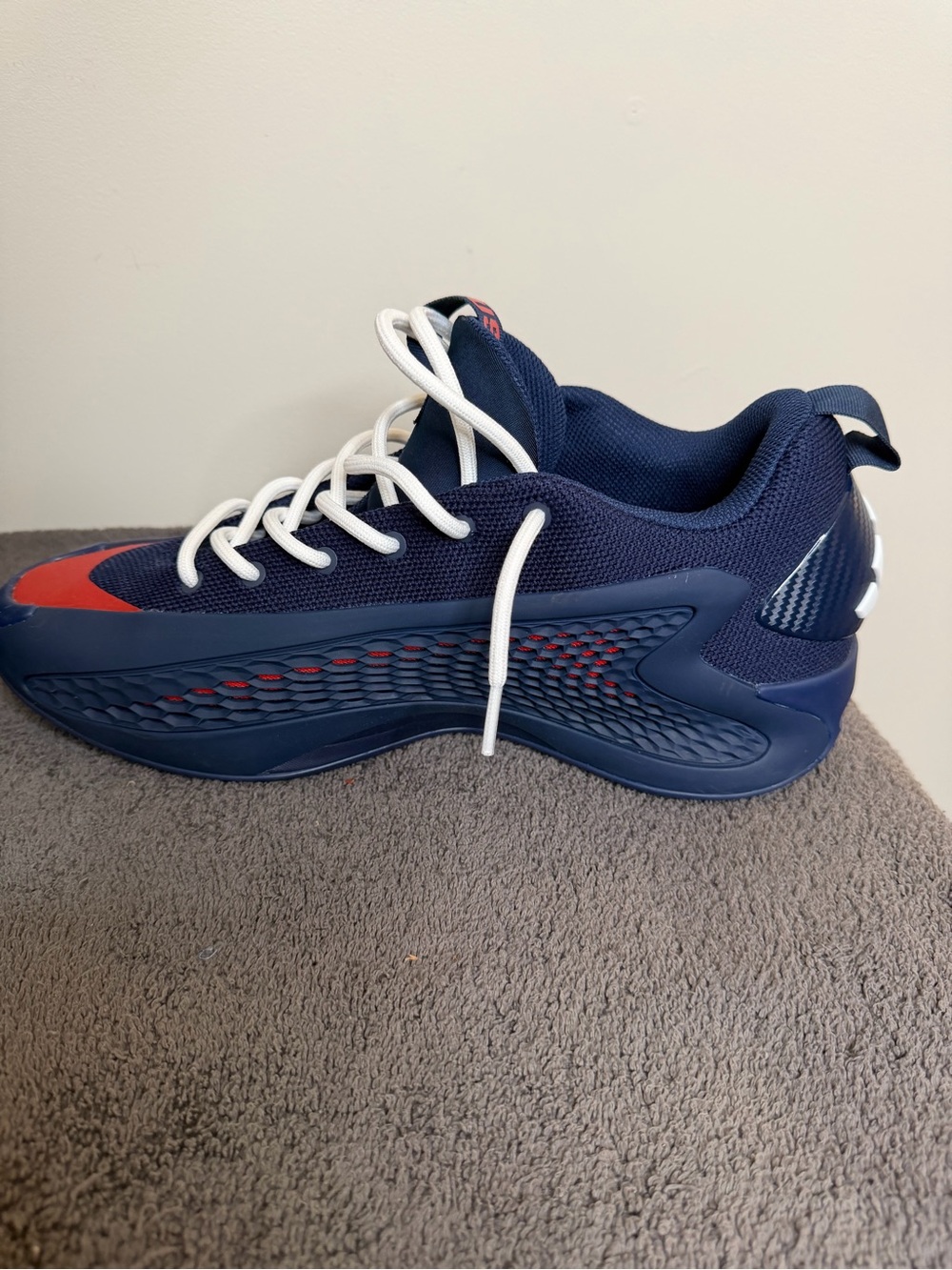 Men’s Adidas size 10 1/2 AE 1 low in “USA Night Indigo”. Excellent condition. - Picture 3 of 8